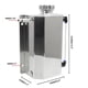 thumbnail image 5 of de desbordamiento de radiador de Universal de 2L/prevención de recuperación de botella cuadrada de aluminio/depósito de Cola Tanque de desbordamiento de refrigerante, 5 of 5