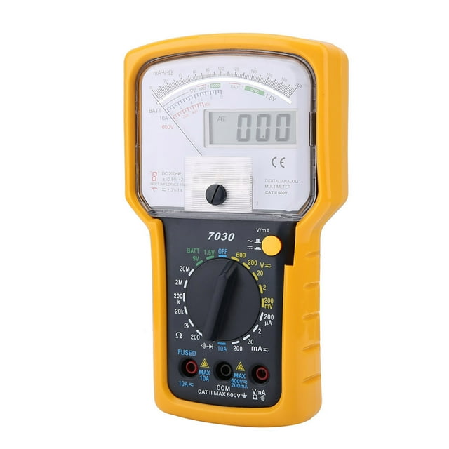 Digital Multimeter, High Accuracy Multifunction Analog Multimeter Assurance Digital Display For Measurement