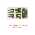 thumbnail image 2 of 1 Set French Tip Press on Nails Coffin False Fingernails DIY Manicure Kit Toe Files Glittery Stick Full Cover Ballet Style Beauty Tool DIY Decorations Type 15, 2 of 7