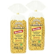Bechtle Bavarian Style Spaetzle Traditional German Egg Noodles, 17.6 Ounce (2 Bags) - PACK OF 2