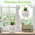 thumbnail image 3 of kjfeif Unique Design Animal Pot Ceramic Succulent Plant Pot , Cactus Potted Planting Bonsai Pots Set , Boho Flower Plant Pots for Indoor and Outdoor Gardening, 3 of 5