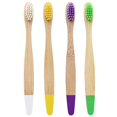 thumbnail image 1 of Organic Bamboo Toothbrush | Four Colours | Soft Fibre Bristles style 2, 1 of 5