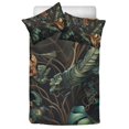 thumbnail image 4 of Juego de cama de 3 piezas con estampado botánico tropical, 4 of 9