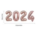 thumbnail image 2 of (Style 7)2024 Décoration du Nouvel An Ensemble de Ballons Numériques 40 Po 2024, 2 of 2