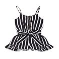 thumbnail image 1 of Summer Leopard Print Infant Baby Girls Cotton Rompers Overalls Sleeveless Button Jumpsuits Outfits Kids Clothes Coffee 1-2 Years, 1 of 4