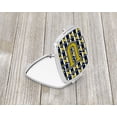 thumbnail image 2 of Letter U Football Blue and Gold Compact Mirror CJ1074-USCM, 2 of 4