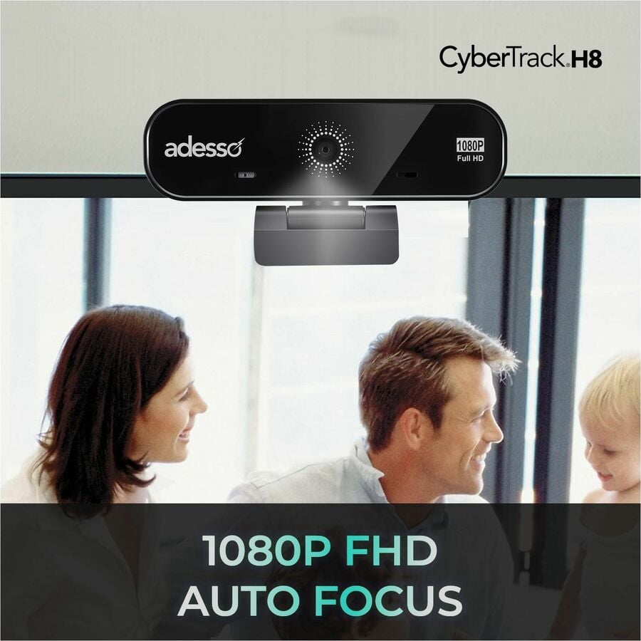 Adesso CyberTrack CyberTrack H8 Webcam, 2.1 Megapixel, 30 fps, USB 2.0