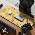 thumbnail image 2 of Long Mouse Pads for Desk,Golden Retrievers and Pioneer Flower Desk Mats on Top Of Desks, Desk Mouse Pad Extra Large with 3mm Non-Slip Base and Stitched Edge for Gaming,Office,Work,Home 35.4"x15.7", 2 of 6