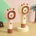thumbnail image 3 of mdesiwst Handheld Fan Multi-Speed Adjustable Capybara Design Quiet Operation USB Rechargeable Portable Cooling Fan, 3 of 8