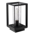 thumbnail image 5 of 2073-OPR NB-SD-Golden Lighting-Smyth - 1 Light Outdoor Pier Mount-13.25 Inches Tall and 7.5 Inches Wide-Natural Black/Seeded Finish, 5 of 7