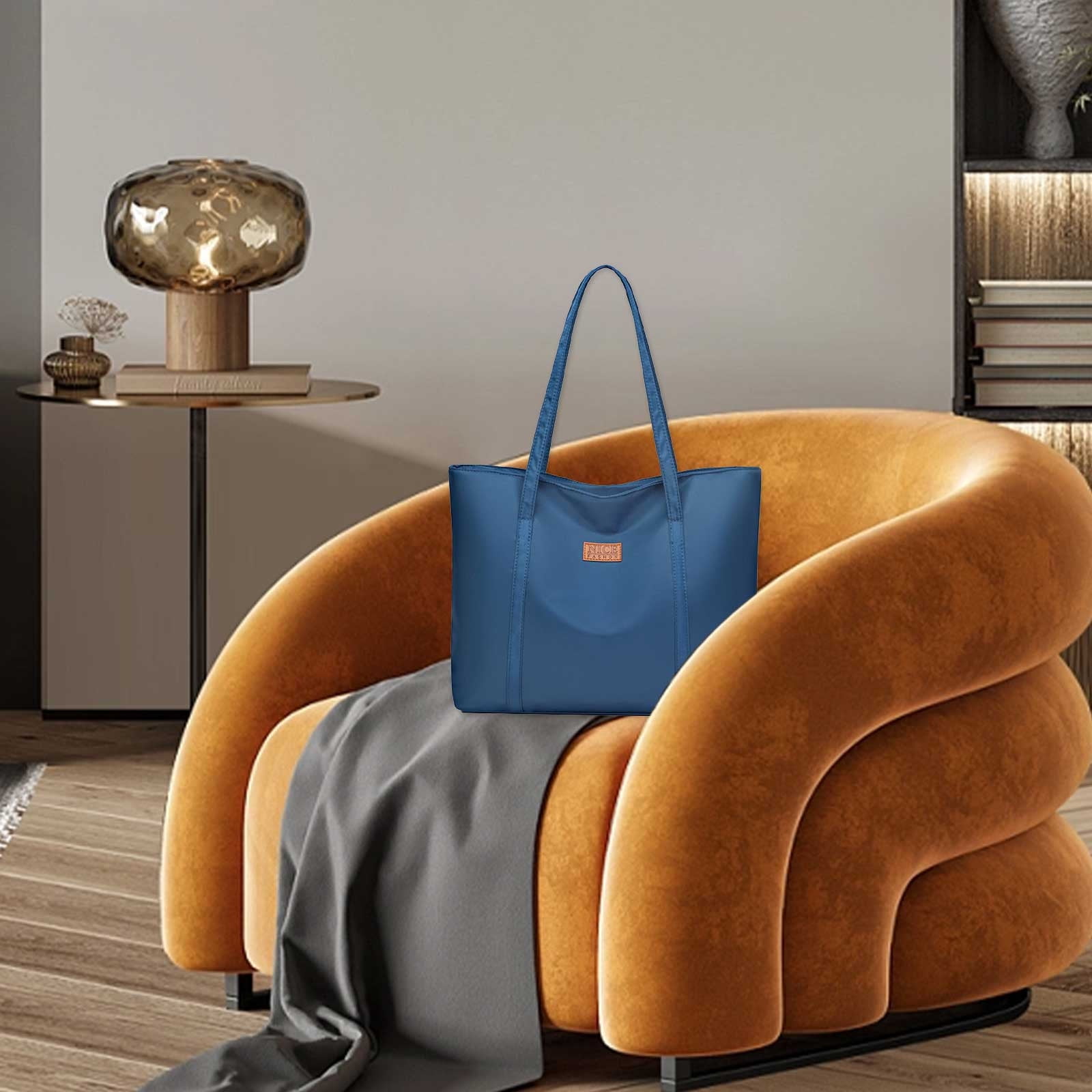 Sac À Main En Toile Pour Femme - Grande Capacité - Vintage - Sac Fourre