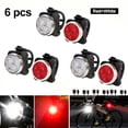 thumbnail image 1 of QJUHUNG Bike Light Front & Rear TailLamp Bright Bike Light For Night Riding Bicycle Light High USB Rechargeable Bicycle Headlight Set Bike Headlight For Adult Kid Mountain Bike, 1 of 7