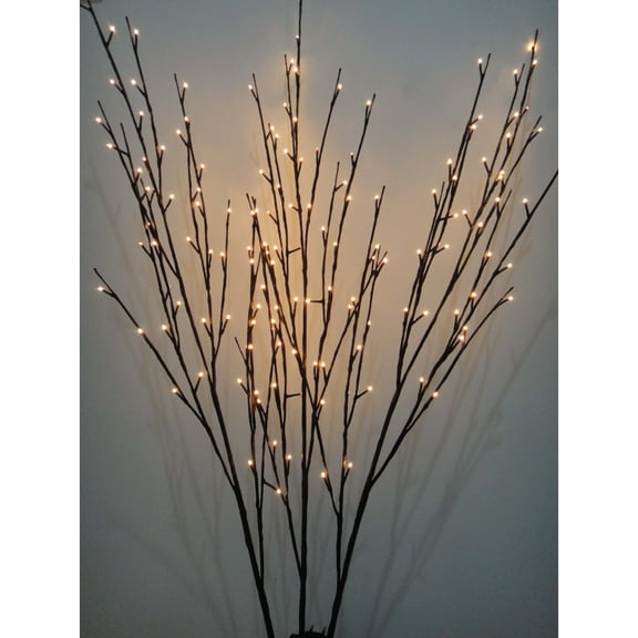 20" Willow Branch-60 Warm White LEDs Light Decoration - N/A