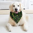 thumbnail image 3 of Sulaicai St. Patrick's Day Dog Bandanas, Irish Shamrock Design Scarves, Pet Scarves, Adjustable Pet Bandana for Small, Medium, and Large Dogs, 3 of 8
