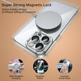 thumbnail image 6 of for iPhone 14 Pro Case  Clear with Camera Lens Protector Full Protection MagSafe Electroplated Silicone Dust-Proof Net Shockproof Protective Case Cover 6.1 Inch - Silver, 6 of 12
