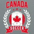 thumbnail image 2 of Canada Soccer Laurel - Sports Athletics T Shirt - Large - Sport Grey, 2 of 5