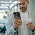 thumbnail image 7 of Allytechgroup Magnetic Case for Samsung Galaxy Z Flip 7, Built-in Kickstand Support Wireless Charging Non-Slip Shockproof Protective Back Cover Bumper for Samsung Galaxy Z Flip 7, Brown, 7 of 7