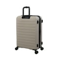 thumbnail image 2 of it luggage Legion 28" Hardside Checked 8 Wheel Expandable Spinner Luggage, No TSA Lock, Oxford Tan, 2 of 5