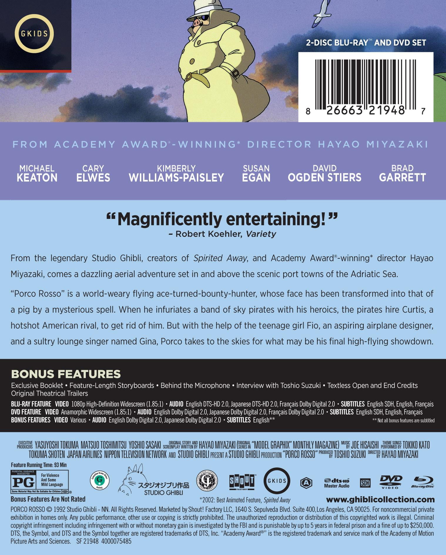 Porco Rosso (Limited Edition SteelBook) (Blu-ray + DVD), Anime, Shout! Factory