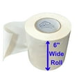 thumbnail image 1 of BlueTex Ruban d'Isolation 6 Pouces de Large x 180 Pieds de Long Blanc pour Barrière de Vapeur - 1 Rouleau Imperméable Idéal pour Espaces Rampants, Réparation d'Isolation, sous-Couches, 1 of 9