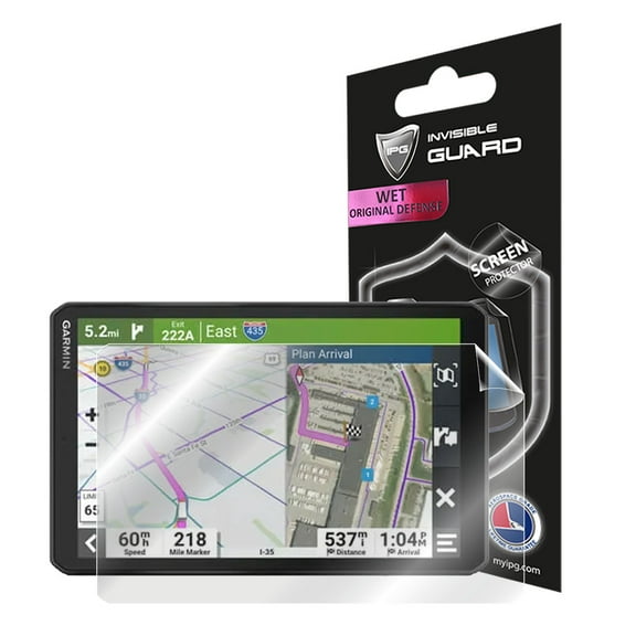 IPG For Garmin Dezl OTR810 8 inch GPS Truck Navigator Screen Protector Invisible Ultra HD Clear Film Anti Scratch Skin Guard - Smooth/Self-Healing/Bubble -Free for OTR810