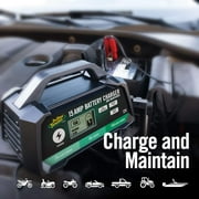 Battery Tender 15 AMP Battery Charger and Maintainer - 12V Switchable 15 AMP / 8 AMP / 2 AMP - Selectable Chemistry Standard AGM Gel Lithium Battery- 022-0234-DL-WH