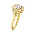 thumbnail image 3 of Ross-Simons 0.50 ct. t.w. Diamond Cluster Ring in 14kt Yellow Gold, Women's, Adult, 3 of 6
