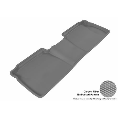 3D MAXpider 2011-2016 Scion tC Second Row All Weather Floor Liner in Gray with Carbon Fiber