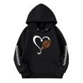 thumbnail image 4 of kpoplk Girls Hoodies Cute Graphic Printed Long Sleeve Pullover Sweatshirts Preppy Clothes 6-7 Years,Black, 4 of 4