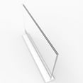 thumbnail image 3 of FixtureDisplays® 6PK 17x11" Clear Polystyrene Sign Holder Picture Frame Photo Menu Holder Countertop Display Rack 11193-3-17x11-6PK Peel off protective film (white) before use., 3 of 4