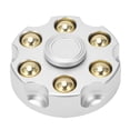 thumbnail image 1 of Gyroscope Jouet, Métal Robuste Rotation Main Gyroscope Jouet Réduire l'Anxiété Détachable pour les Enfants pour Bus Argent, 1 of 8