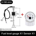 thumbnail image 1 of 0-190ohm Fuel Level Gauge Meter Fuel Level Sensor Fuel Gauge 52MM for Boat Car, 1 of 4
