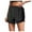 Black, variant on JDEFEG Women's Shorts Fashion Womens Shorts with Pockets Summer Casual Shorts for Women Waist Casual Lightweight Adjustable Tie Knot Loose Black Size Xl