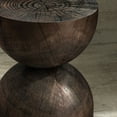 thumbnail image 4 of Alina End Table for Indoors or Outdoors - Dark Brown Pine Finish, 4 of 5