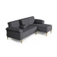thumbnail image 5 of Sala Modular Reversible Makora Brunello Con Memory Foam, Color Gris Oxford, Lino Respaldo Reclinable De 3 posiciones., 5 of 10