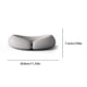 thumbnail image 2 of Qarigey Cómodo cojín de cuello de algodón con memoria para alivio de la presión Facial, almohada de algodón con memoria, almohada de masajeadores Azul marino profundo, 2 of 6