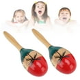 thumbnail image 4 of Maracas, Mellow Ergonomic Design Smooth Edge Clear Sound Exercise Ability Rattles Shaker  for Kids Early Education, 4 of 7