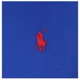 thumbnail image 2 of Polo RL Men's Long Sleeve Jersey Knit Pullover Hoodie (Blue/Red, X-Large), 2 of 3