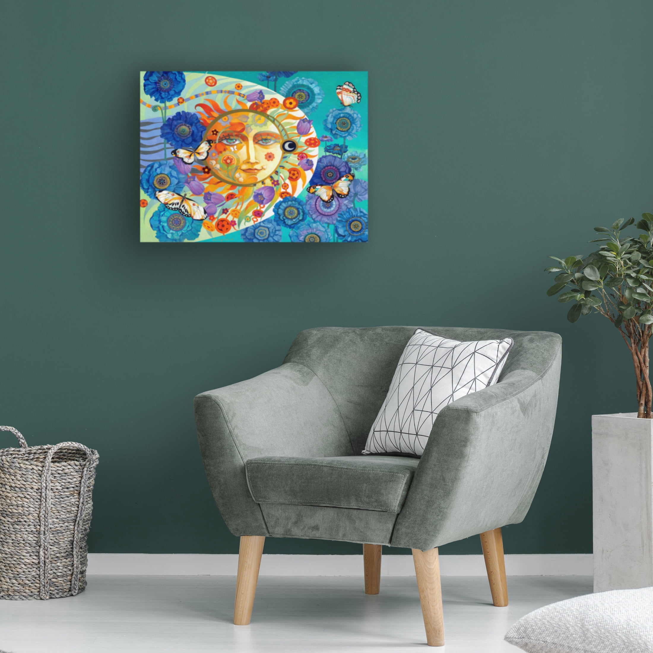 Canvas Wall Art - David Galchutt 'Dawn' Wall Art for Living Room, Bedroom, or Office Décor by Trademark Fine Art - 47 x 35 Inches