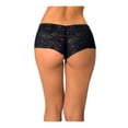 thumbnail image 3 of Bóxer Secret Treasures para Mujer, Negro Casual Encaje Talla EG, 3 of 4
