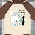 thumbnail image 4 of Inktastic Somebunny is One First Birthday Bunny Boys or Girls Long Sleeve Baby Bodysuit, 4 of 5