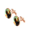 thumbnail image 2 of Sea Lion Elegant Stainless Steel Men's Cufflink Set for Dress Shirts, Wedding Attire, and Formal Events, 2 of 6