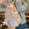 thumbnail image 2 of Women's Stylish Preppy Zipper Backpack - Large Capacity Rucksack Perfect for All-Match School Bag For Students, 2 of 5