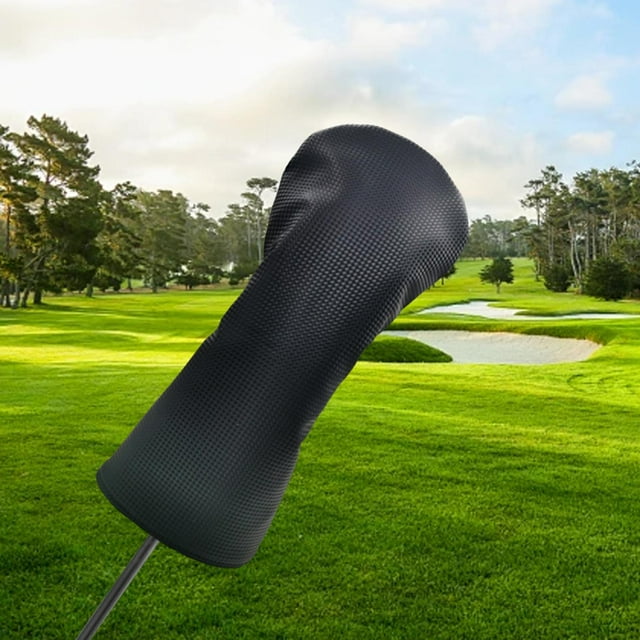 Colaxi Housse de Tête de Club de Golf Mode Anti-Rayures avec Doublure Douce Légère Noire