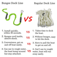 thumbnail image 2 of 2X Boat Bungee Dock Line with Hook Bungee Cords Docking Rope for Boats Pontoon Jet Ski Waverunner Kayak, 2 of 5