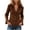 Brown, variant on Western Fringe Long Sleeve Shirts for Women Lapel Button Down Suede Tassel Top Cowgirl Country Blouse Pink M