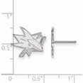 thumbnail image 2 of LogoArt LNH San Jose Sharks Argent Sterling Petit, 2 of 5