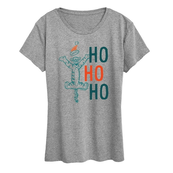 Disney Winnie The Pooh - Tigger Christmas Ho Ho Ho - Women's Short Sleeve Graphic T-Shirt