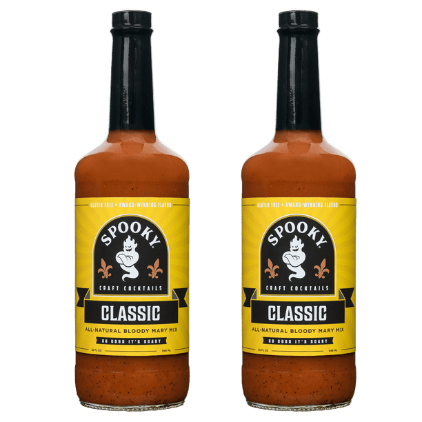 SPOOKY Classic Bloody Mary Mix Low Carb Low Calorie Gluten Free and All