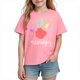 thumbnail image 2 of Camiseta de Vestido de Manga Corta de Niños Moda Lindo Cuello Redondo Impresión Tee Niños Niños Niños Camiseta Tela Suave Y Transpirable Uso Diario Casual, 2 of 8